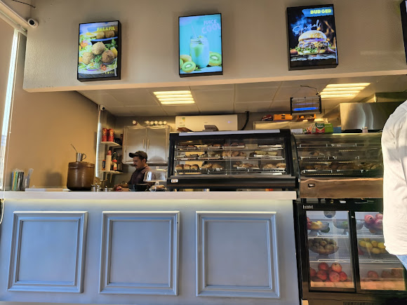 Teahouse Counter Area with Fresh Fruits and Juice Station